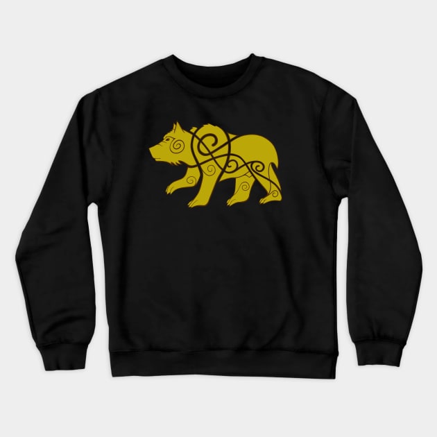 Runic Bear Crewneck Sweatshirt by DanielVind